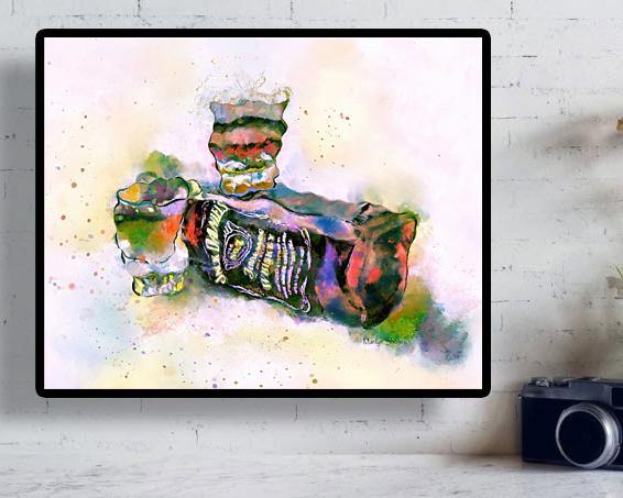 Fathers Day in Asheville and Online - Drunk Girl Art