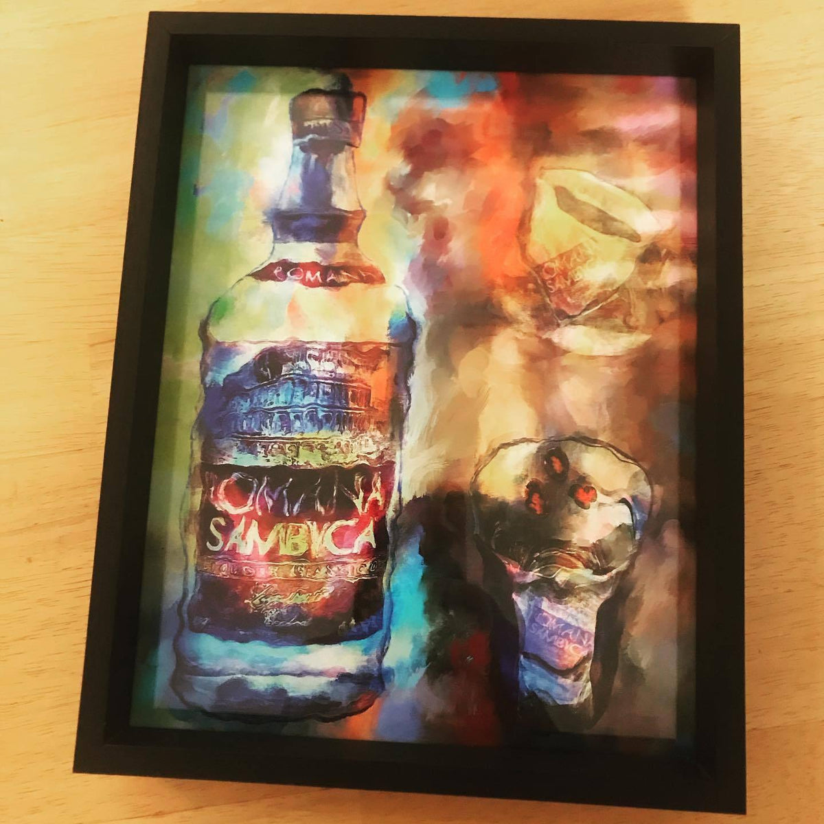 @Sambuca fans. Perfect gift!! 8x10... - Drunk Girl Art