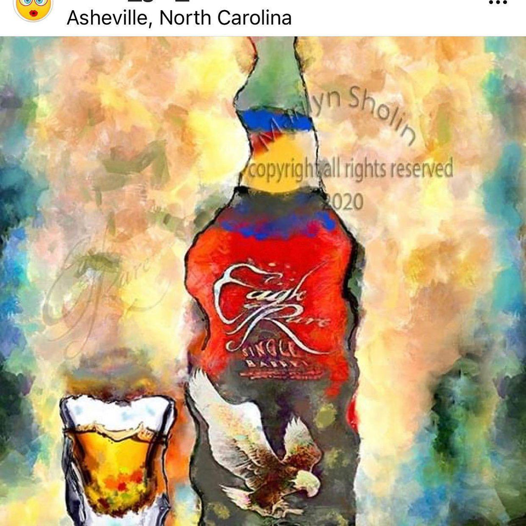 Woke up to this SOLD.... - Drunk Girl Art