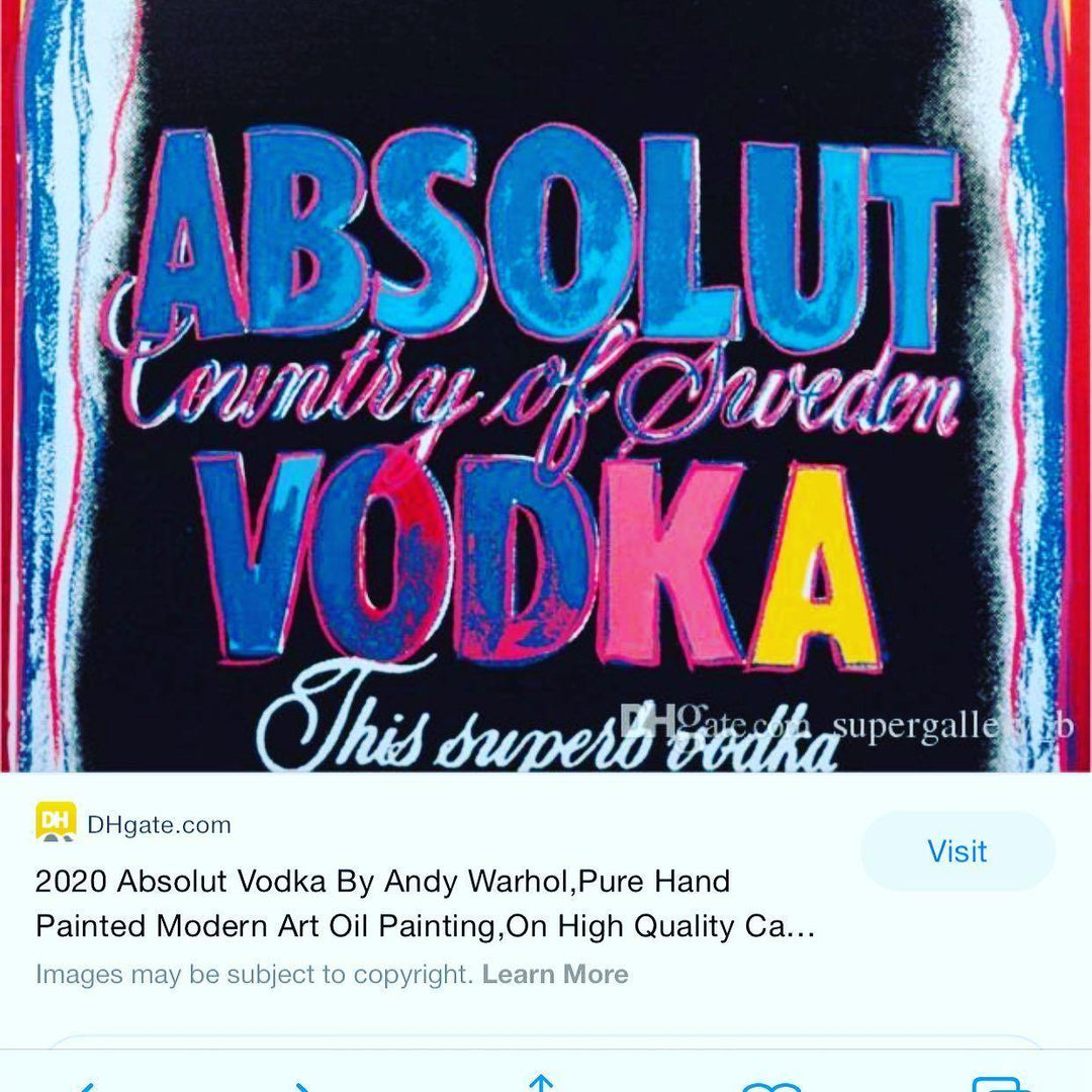 @warholpopart this is a @warholpopart... - Drunk Girl Art