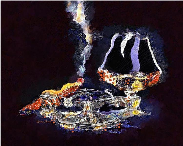 All Drunk Girl Art Paintings by Marilyn Sholin - Drunk Girl Art