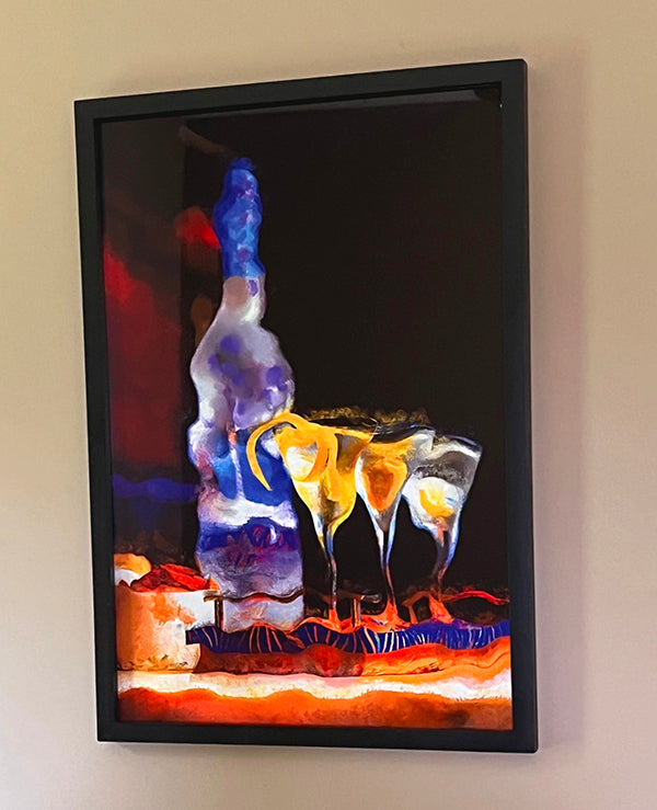 Martini Chaos – Colorful Cocktail Art Print