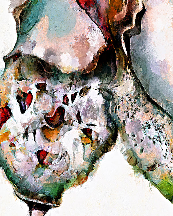 Red and White Wine Painting