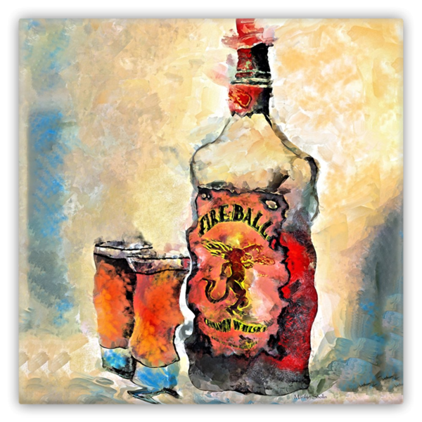 Magnets with Style - Drunk Girl Art