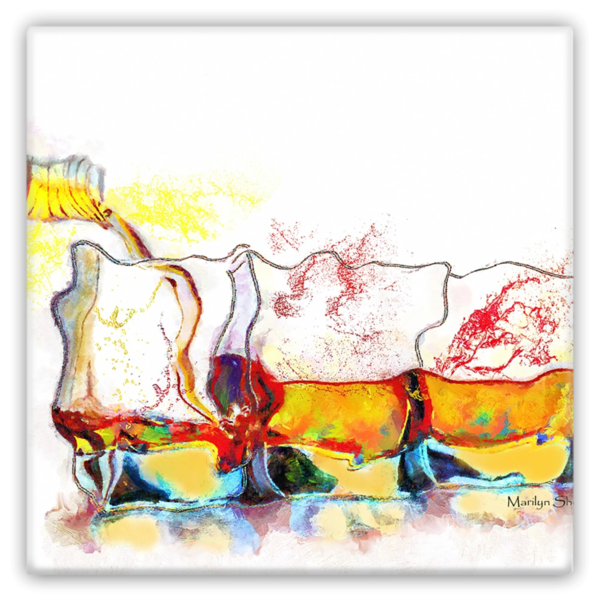 Magnets with Style - Drunk Girl Art