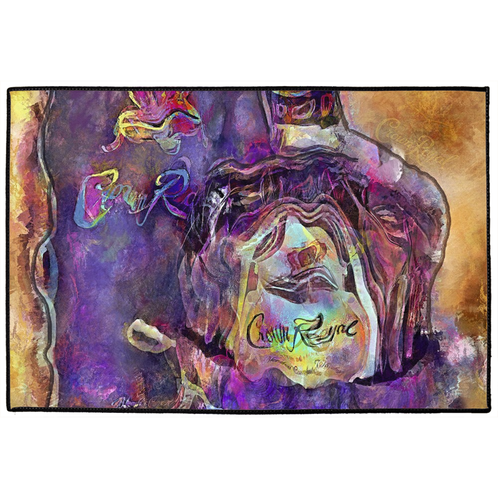 Crown Royal Indoor/Outdoor Floor Mat - Drunk Girl Art