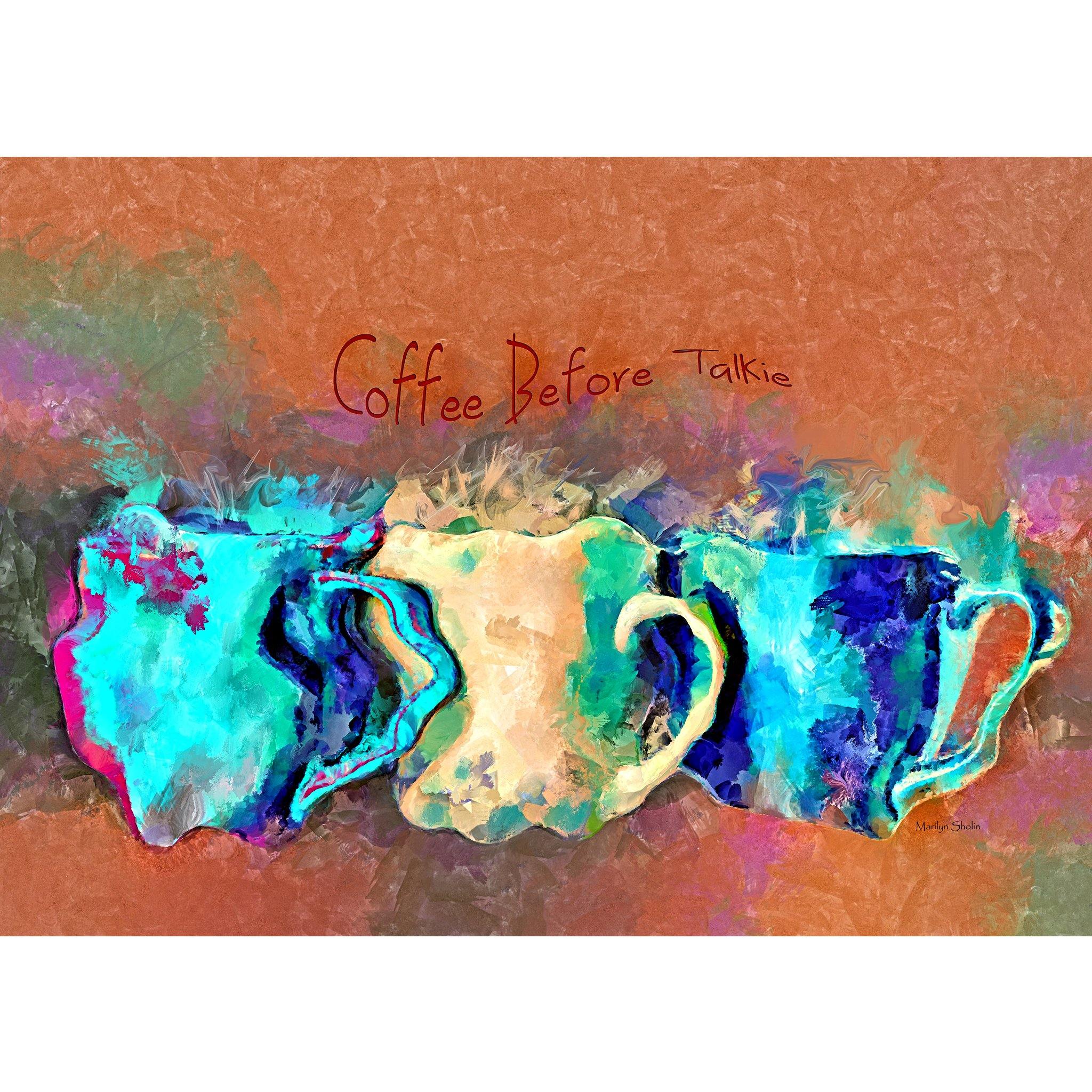 Coffee Before Talkie | Drunk-Girl-Art