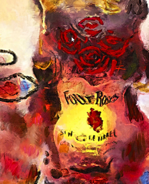 Four Roses - Drunk Girl Art