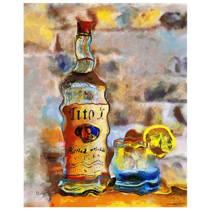 5x7 Framed Prints Wall or Desk - Drunk Girl Art