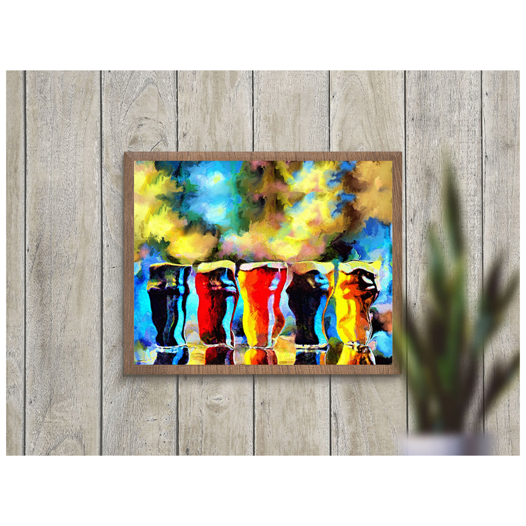 One Beer is Good More Beers is Better | Drunk-Girl-Art