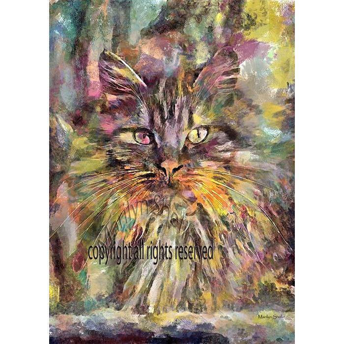 Camouflage Kitty - Drunk Girl Art