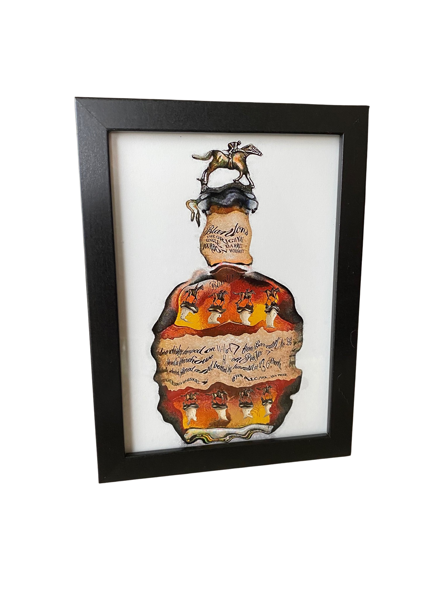 5x7 Framed Prints Wall or Desk - Drunk Girl Art