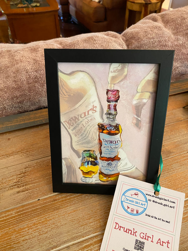 Dewars Scotch Whiskey Painting