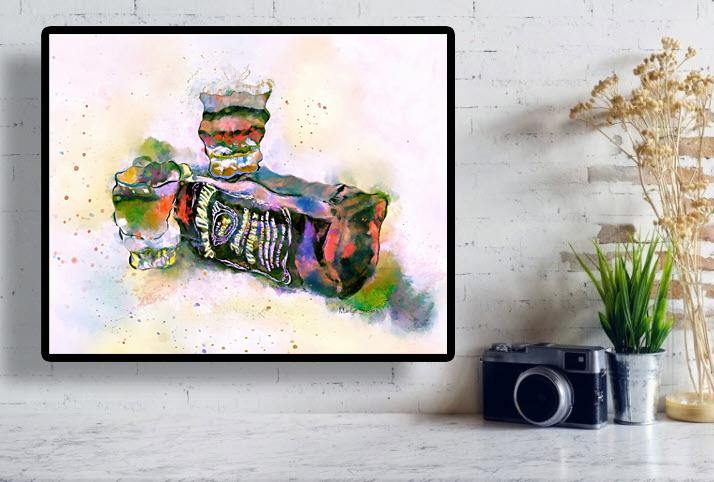 Jack Daniels - Drunk Girl Art