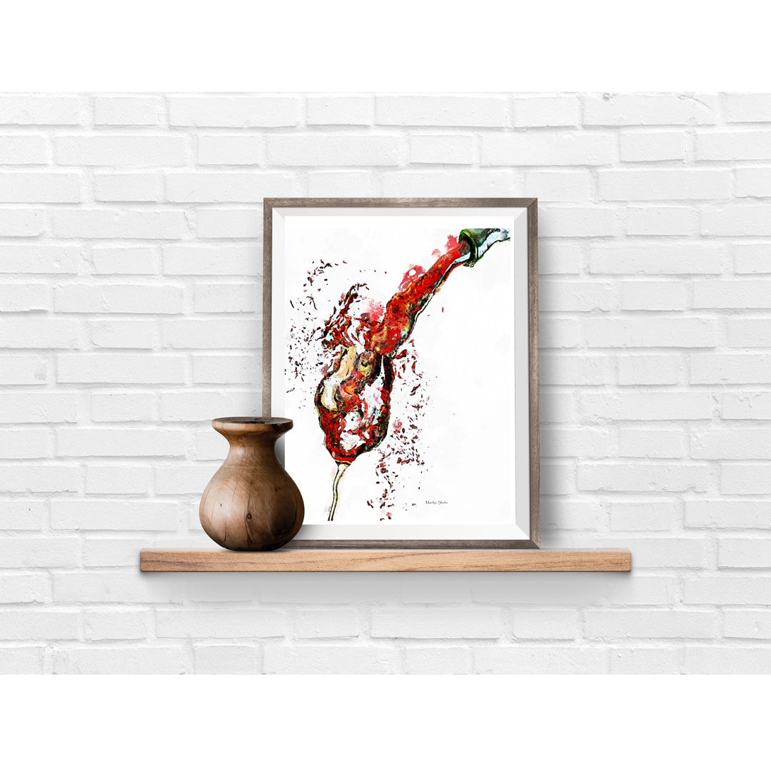 Red Red Wine | Drunk-Girl-Art