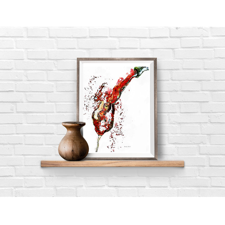 Red Red Wine | Drunk-Girl-Art