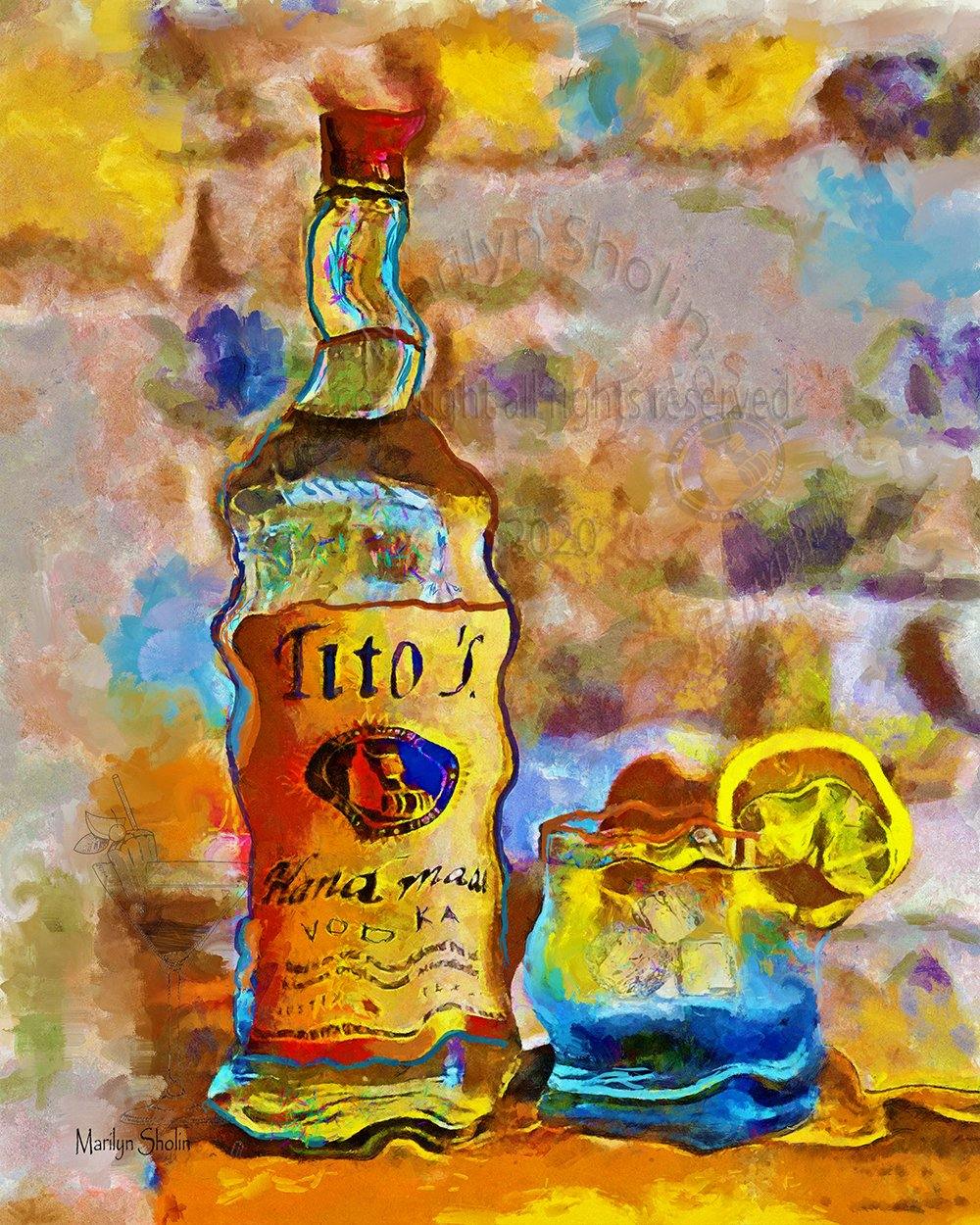Titos Show Me Your Titos - Drunk Girl Art