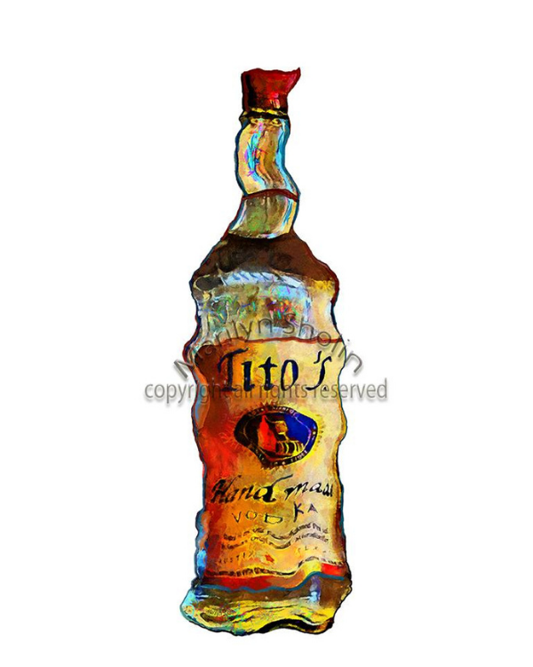 Titos Show Me Your Titos - Drunk Girl Art