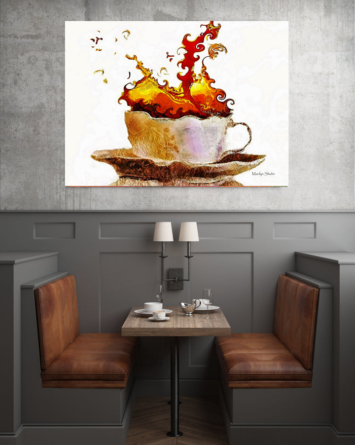 Fire In My Cup | Drunk-Girl-Art