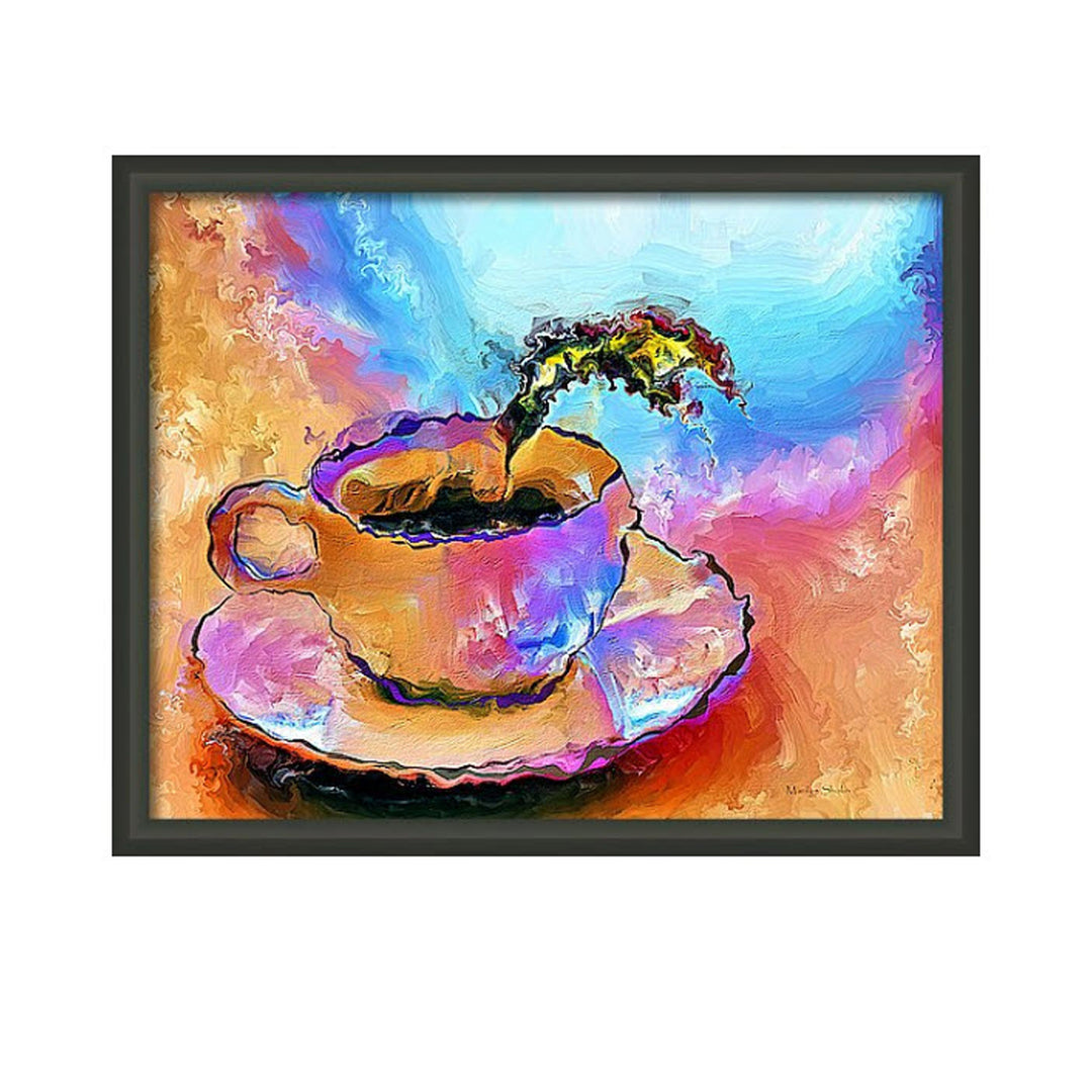 Yes Please Steamy Coffee | Drunk-Girl-Art