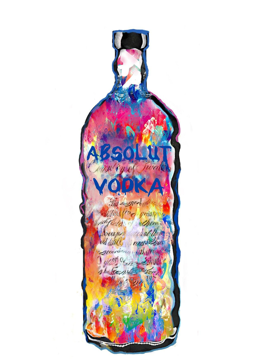 5x7 Framed Prints Wall or Desk - Drunk Girl Art