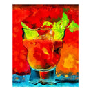 Best Bloody Mary Painting | Fine Art Print & Dye Infused Metals - Drunk Girl Art