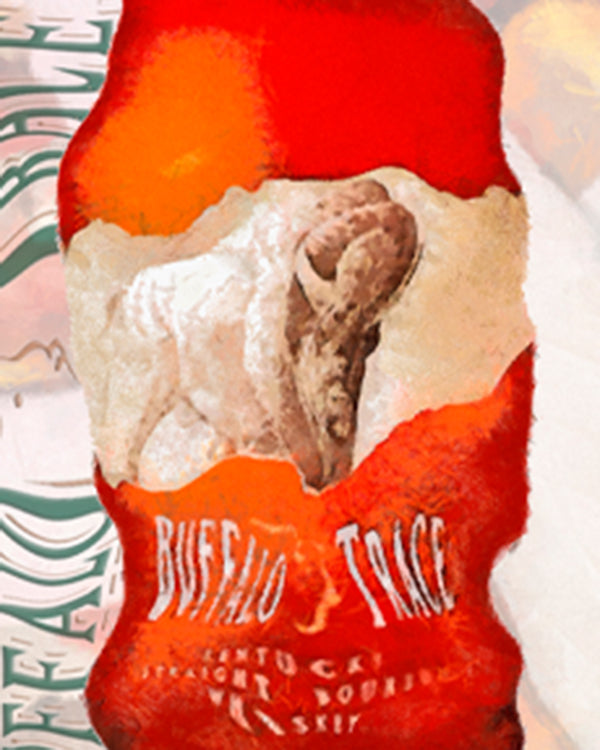 Buffalo Trace Bourbon Painting