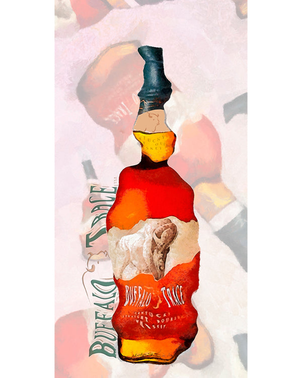 Buffalo Trace Bourbon Painting