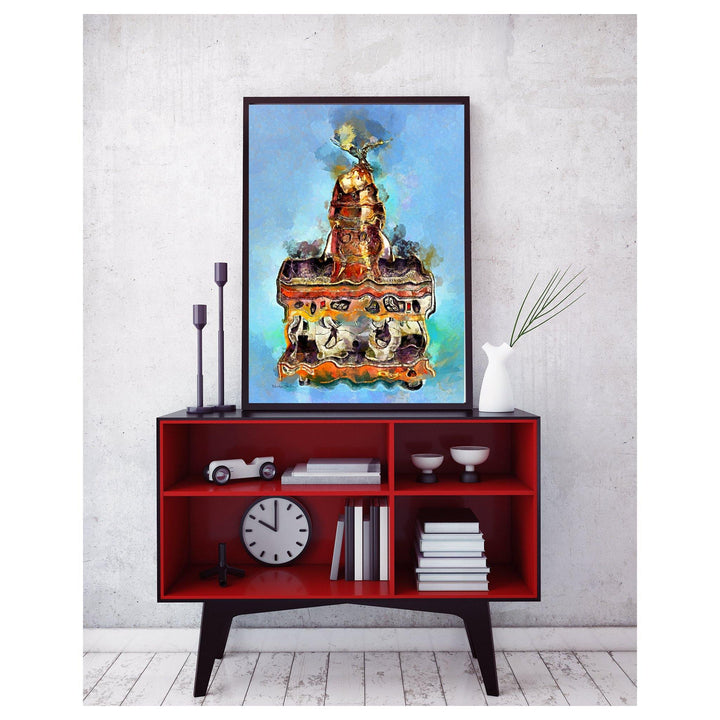 Antique Cappuccino Machine | Drunk-Girl-Art