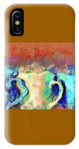 Coffee Before Talkie - Phone Case | Drunk-Girl-Art