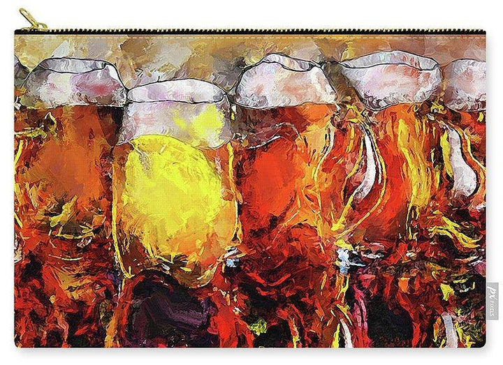 Craft Beer - Carry-All Pouch - Drunk Girl Art