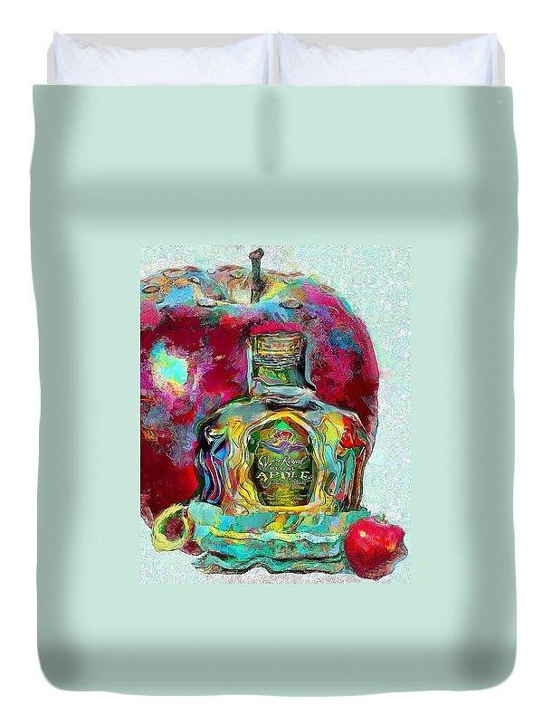 Crown Royal Apple - Duvet Cover - Drunk Girl Art