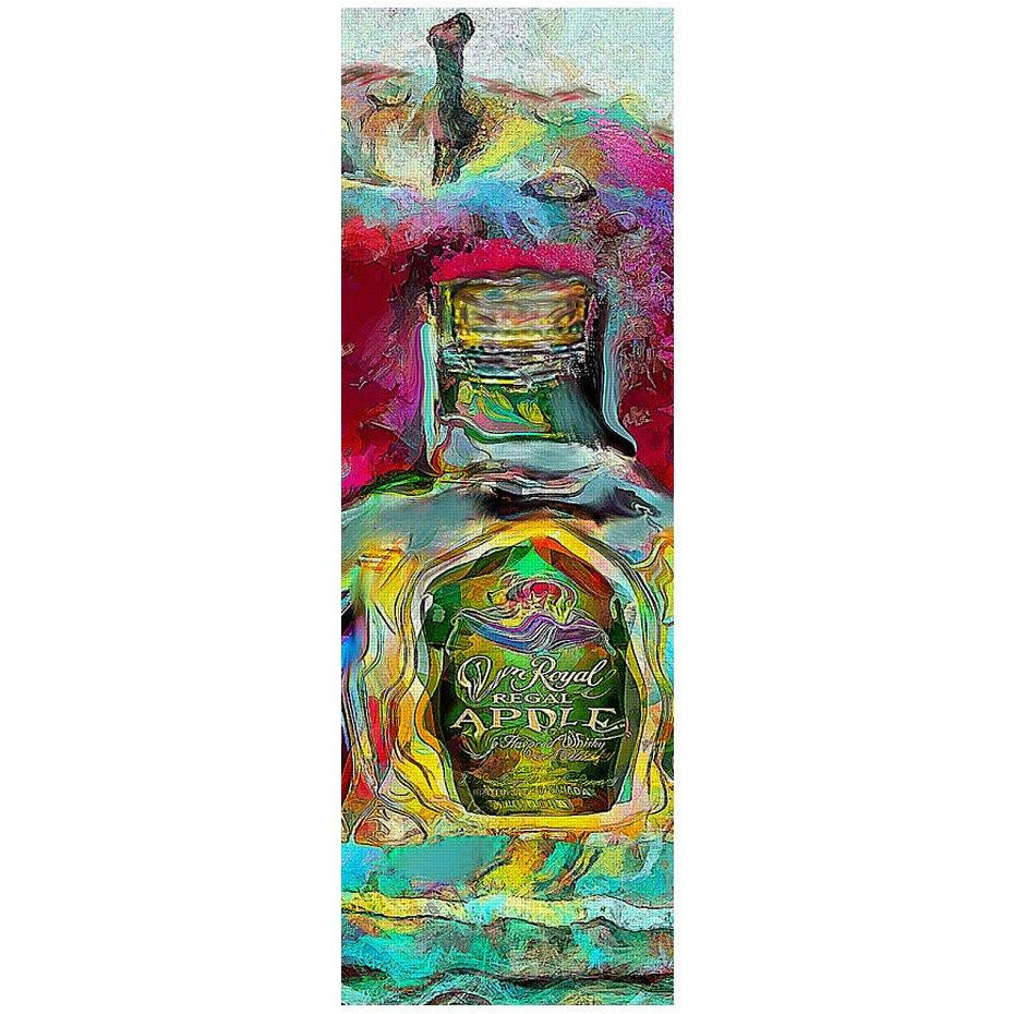 Crown Royal Apple - Yoga Mat - Drunk Girl Art