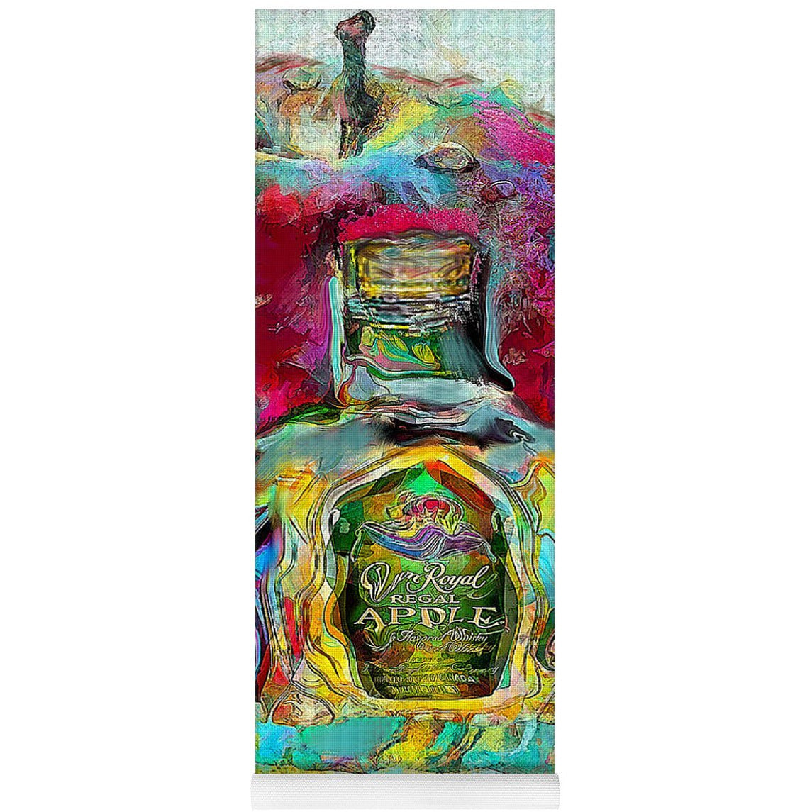 Crown Royal Apple - Yoga Mat - Drunk Girl Art