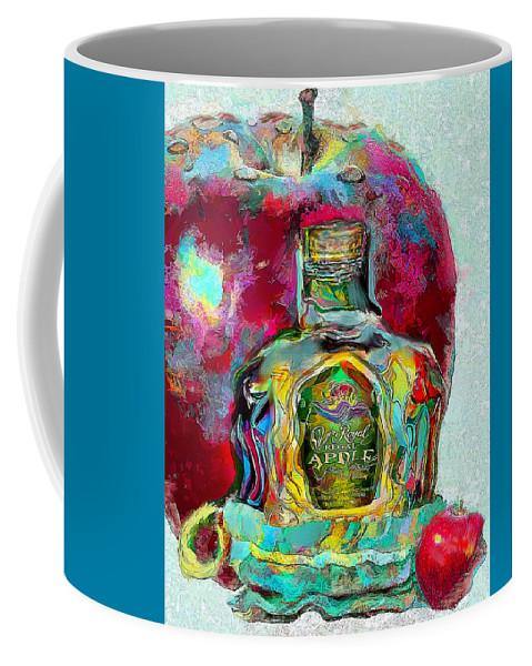 Crown Royal Apple - Mug - Drunk Girl Art