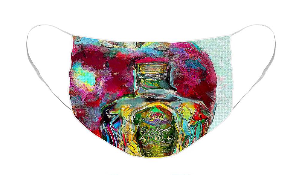 Crown Royal Apple - Face Mask - Drunk Girl Art