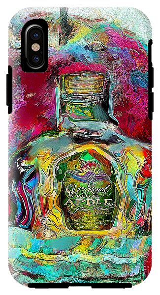 Crown Royal Apple - Phone Case - Drunk Girl Art