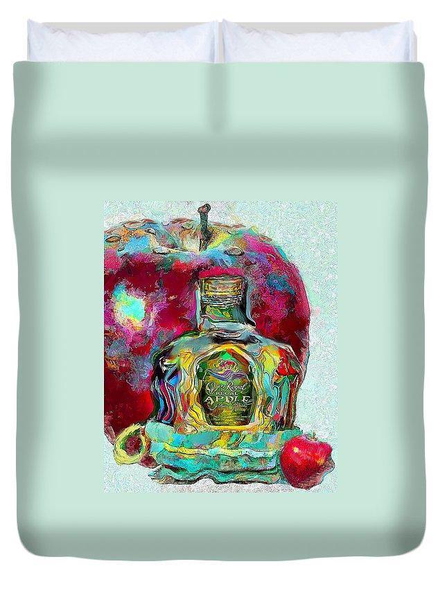 Crown Royal Apple - Duvet Cover - Drunk Girl Art