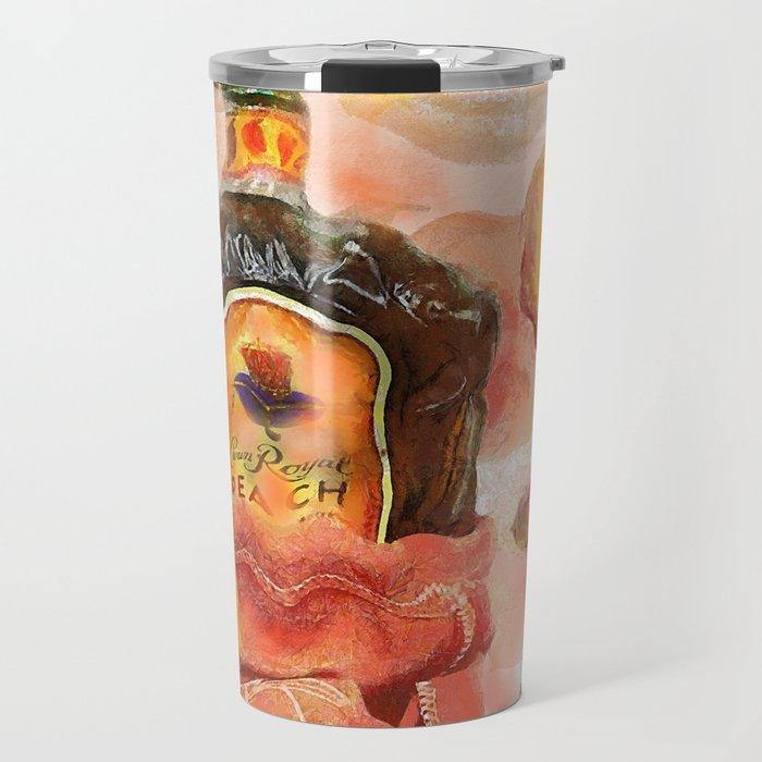 Travel Mugs - Drunk Girl Art