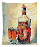 Fireball - Tapestry - Drunk Girl Art