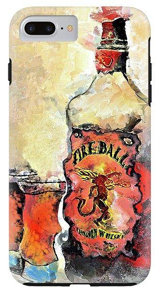 Fireball - Phone Case - Drunk Girl Art