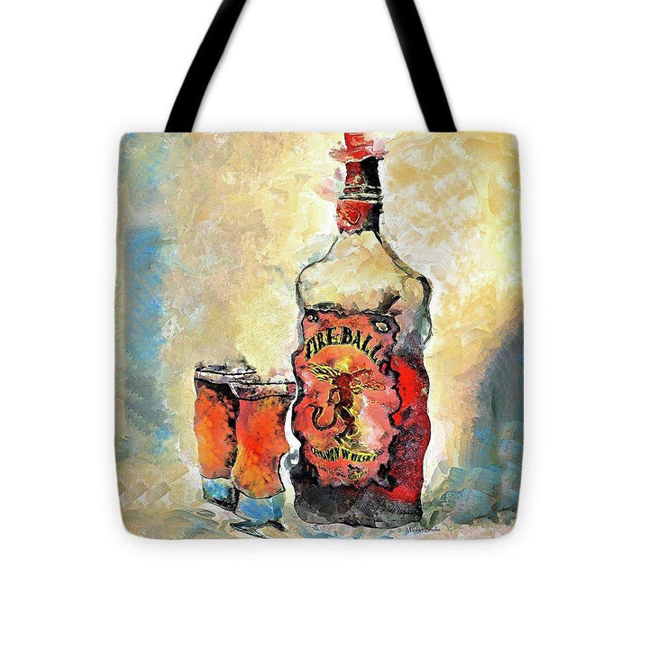 Fireball - Tote Bag - Drunk Girl Art