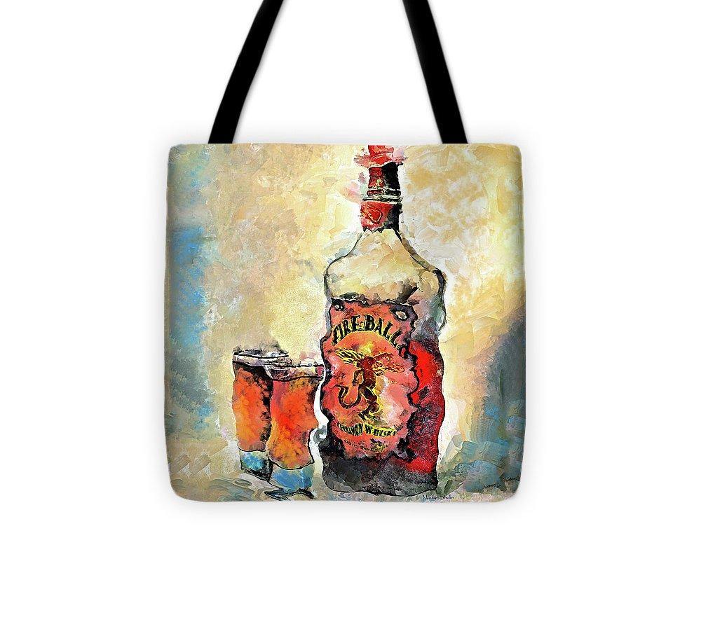 Fireball - Tote Bag - Drunk Girl Art