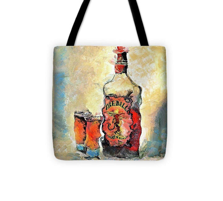 Fireball - Tote Bag - Drunk Girl Art