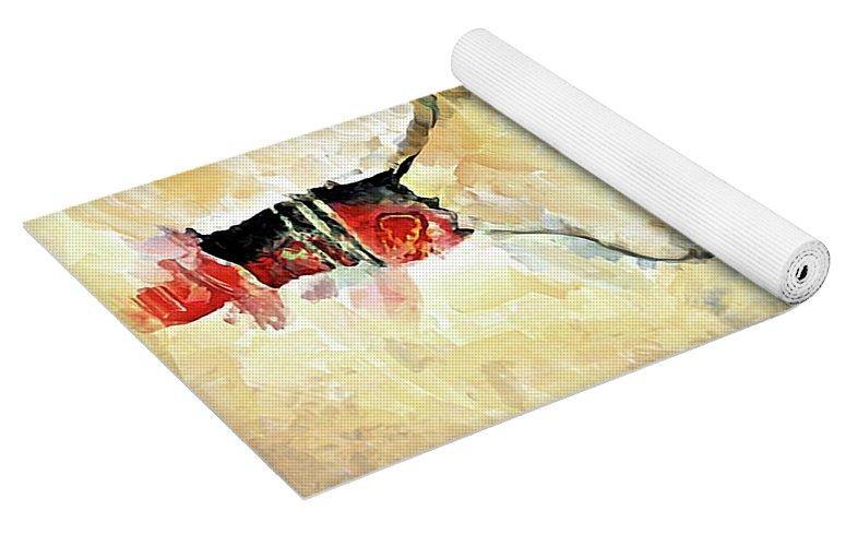 Fireball - Yoga Mat - Drunk Girl Art