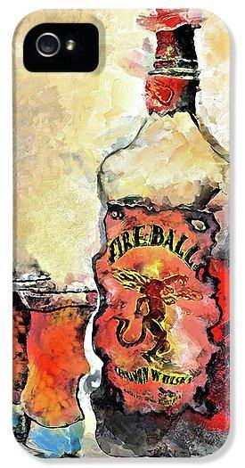 Fireball - Phone Case - Drunk Girl Art
