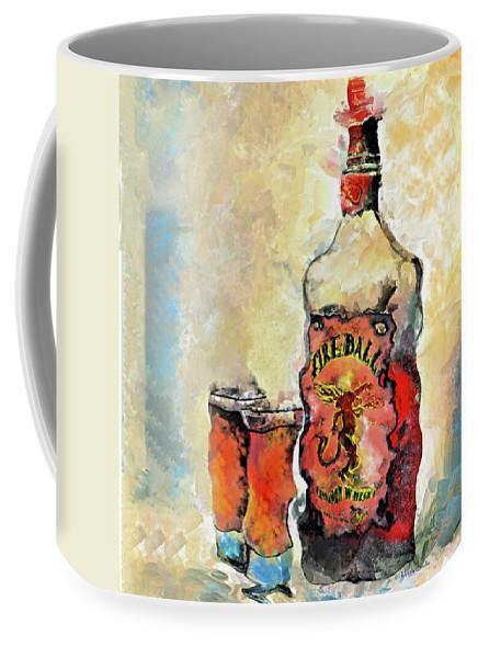 Fireball - Mug - Drunk Girl Art
