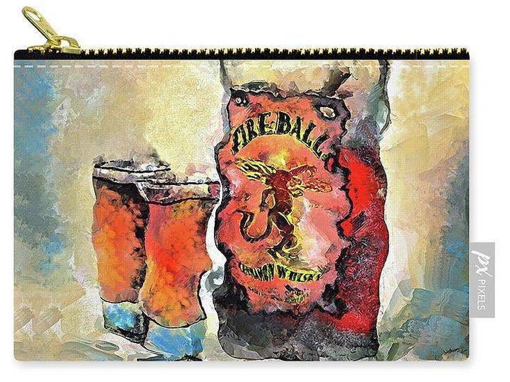 Fireball - Carry-All Pouch - Drunk Girl Art