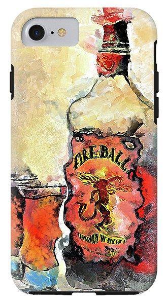 Fireball - Phone Case - Drunk Girl Art
