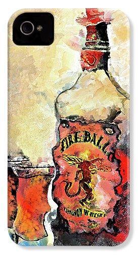 Fireball - Phone Case - Drunk Girl Art